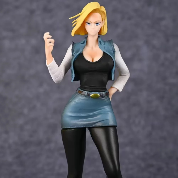 Mô Hình Android 18 Đứng Dragon Ball Bảy Viên Ngọc Rồng 19cm