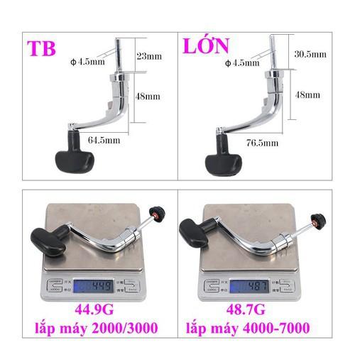 Tay Quay Máy Câu Cá Kim Loại 2000 - 7000 Tay Quay Máy Câu Giá Rẻ MC8