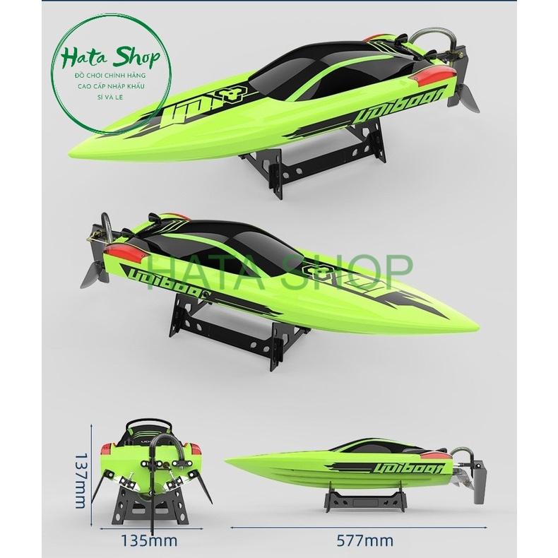 Tàu cano điều khiển từ xa UDI018 tốc độ 40km/h động cơ không chổi than UDIRC Speedboat dòng UDIBOAT cao cấp