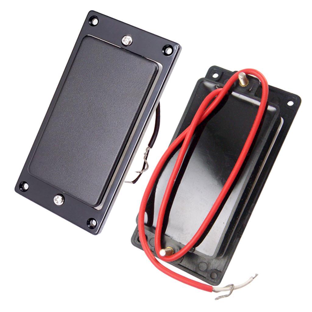 2Pcs Sealed Black Pickup Set W/ Mounting Cover for Electric