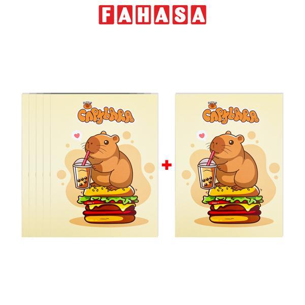 [MUA 5 TẶNG 1] Tập Học Sinh The Chill Capybara - 4 Ô Ly - 96 Trang 120gsm - The Sun - Mẫu 3