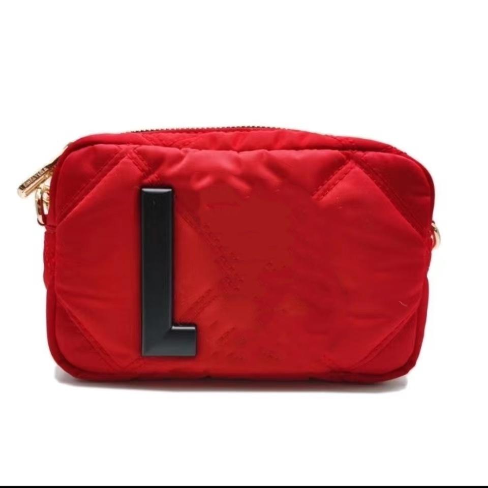 Nắp Bật Nhỏ Nylon Túi Messenger Cho Nữ Túi Đeo Chéo Unisex Dây Xích Nắp Túi Vải Đeo Vai Túi Xách Nữ Chữ Ví