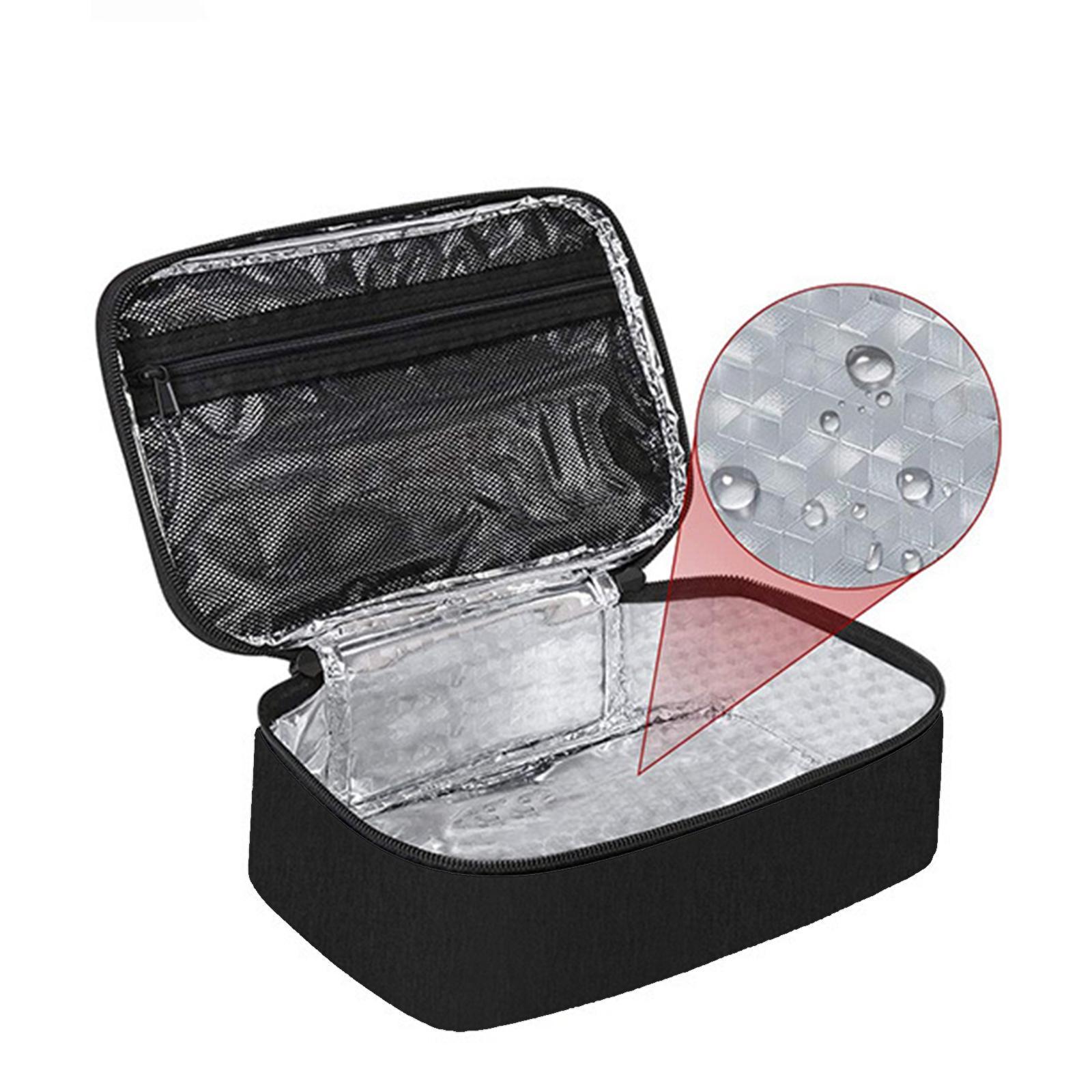 Portable Insulated Lunch Box Leakproof Tote Bag for Picnic Office Work