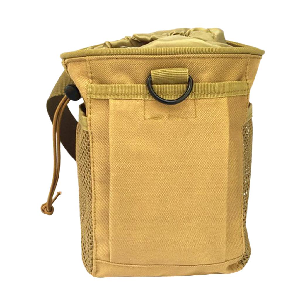 2pcs/set Black+ Tan Strong Durable Chalk Bag with Adjustable & Quick Clip-on Belt for Rock Climbing Weightlifting Bouldering Gym