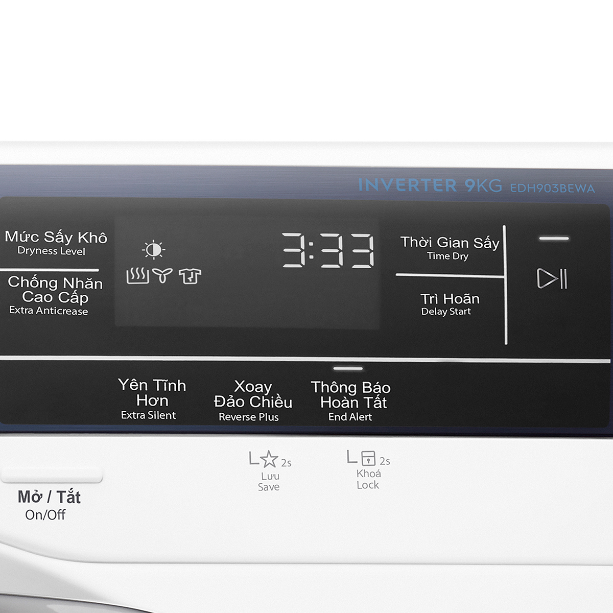 Máy sấy Electrolux 9 kg EDH903BEWA