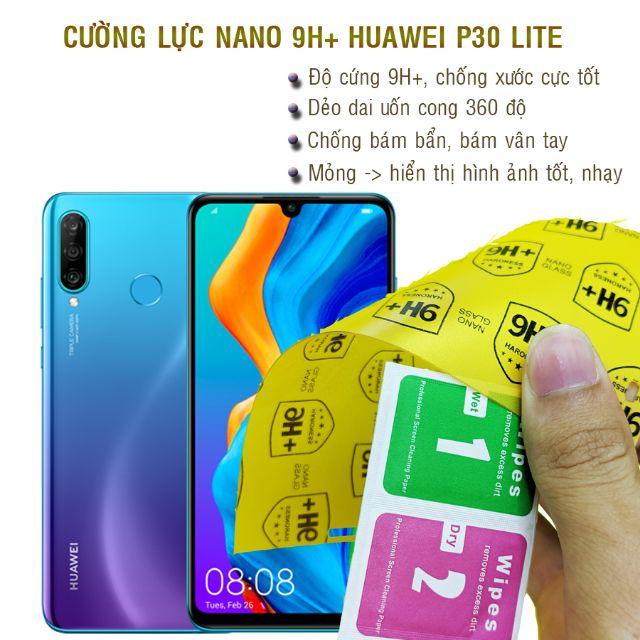 Dán cường lực nano dẻo cho Huawei P30 Lite