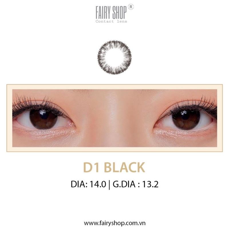 D1 black Kính Áp Tròng FAIRY SHOP CONTACT LENS