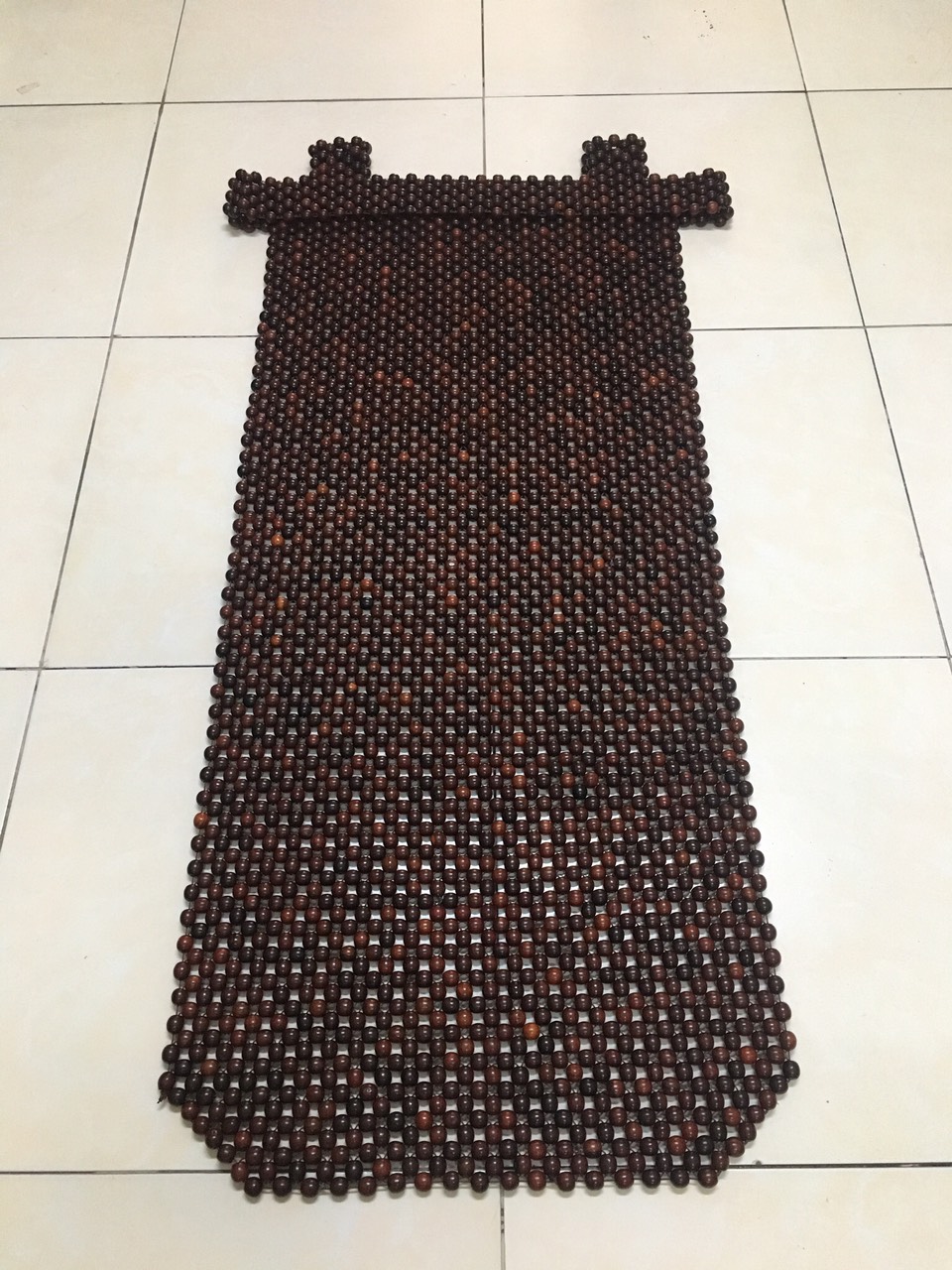 Lót ghế ô tô hạt gỗ trắc