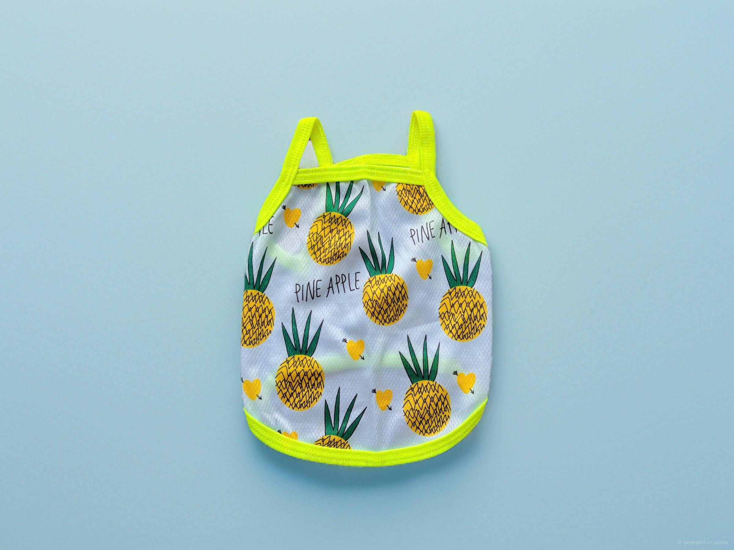 ÁO THUN HAI DÂY QUẢ THƠM THÔNG HƠI SIÊU CUTE TỪ 1-7.5KG DÀNH CHO THÚ CƯNG CHÓ MÈO