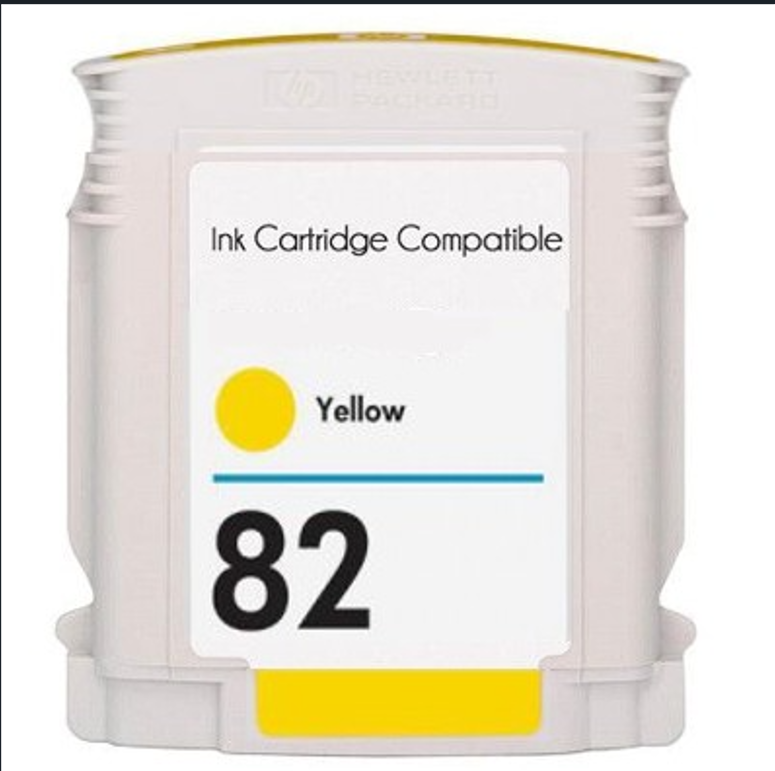 Mực In phun HP 82 Yellow Ink Cartridge (C4913A) 69ml - Hàng chính hãng