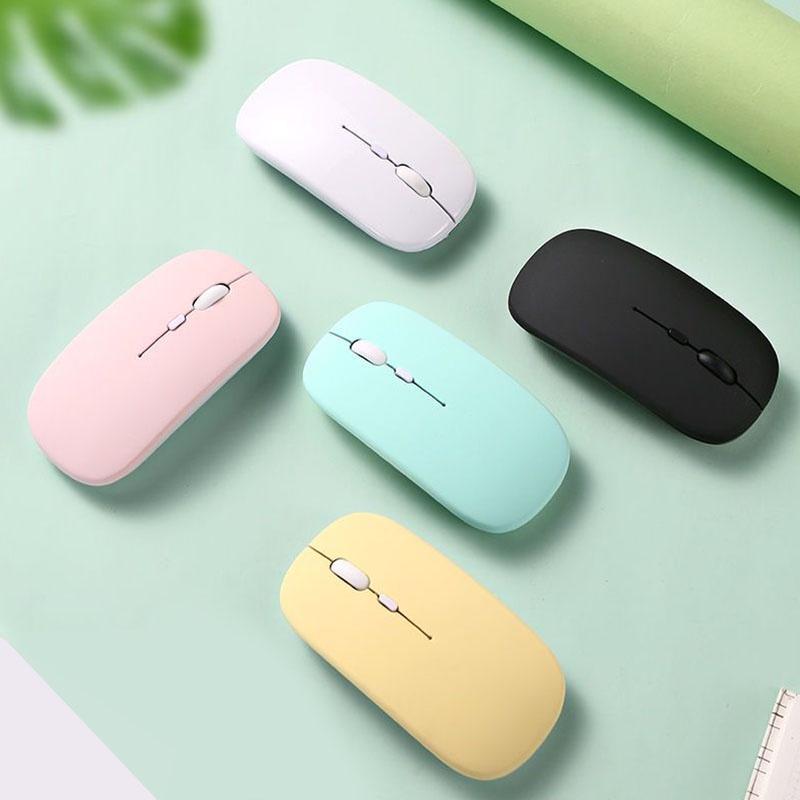 Chuột Không Dây Kết Nối Bluetooth, Phù Hợp Cho Máy Tính, Máy Tính Bảng, Laptop, Thiết Kế Nhỏ Gọn, Dễ Dàng Mang Theo