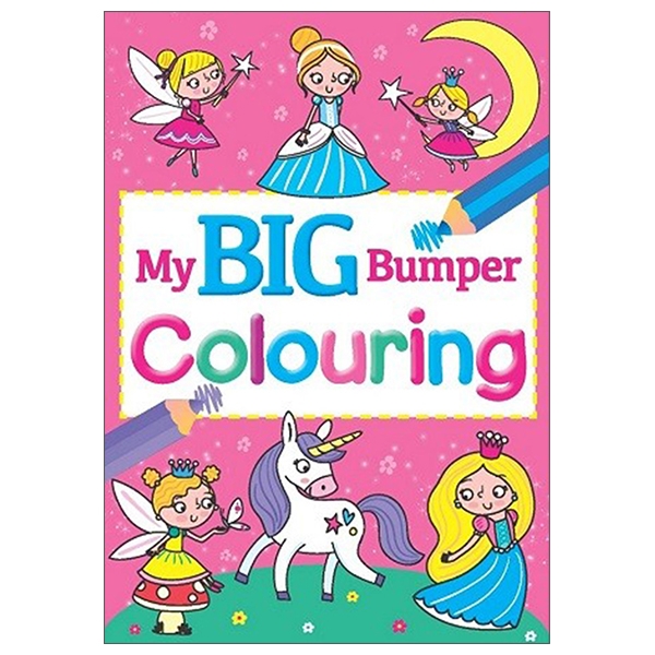 My Big Bumper Colouring (Pink)