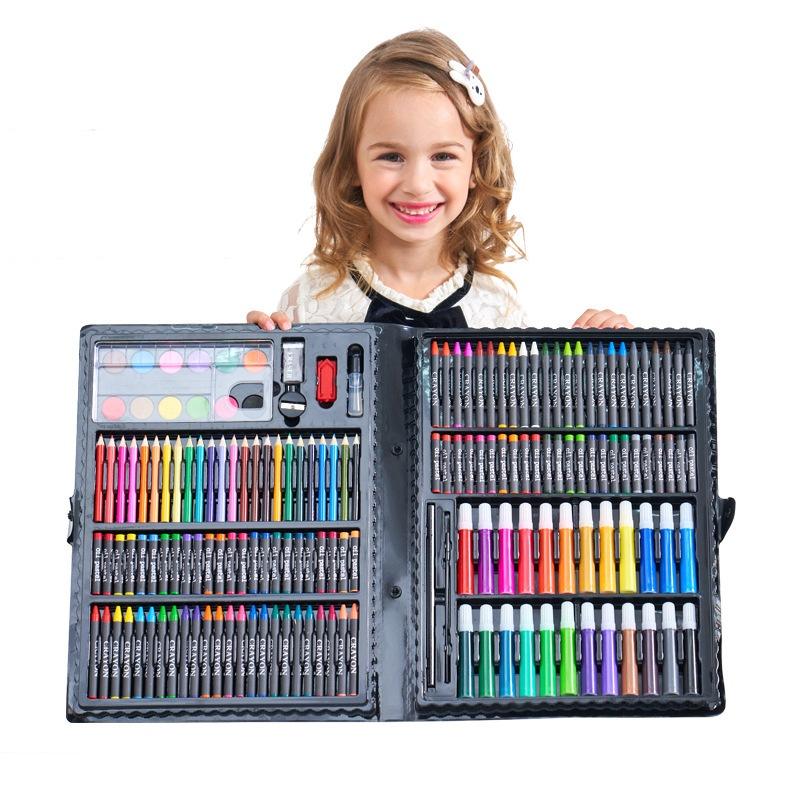 Hộp bút chì màu 168 món cho bé MẪU MỚI