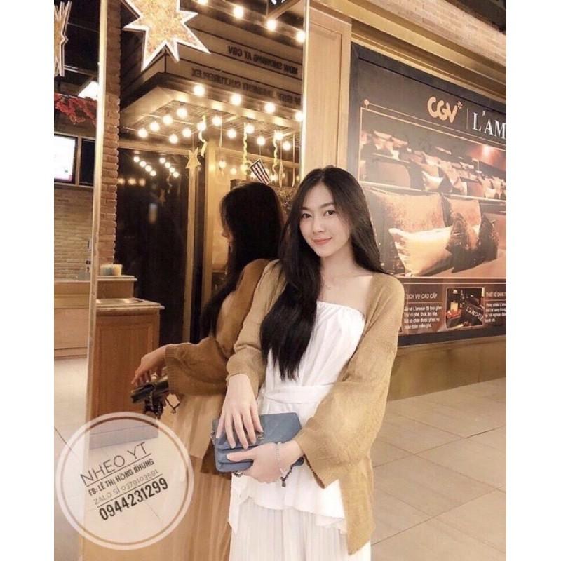 Áo cadigan len mỏng siêu hot