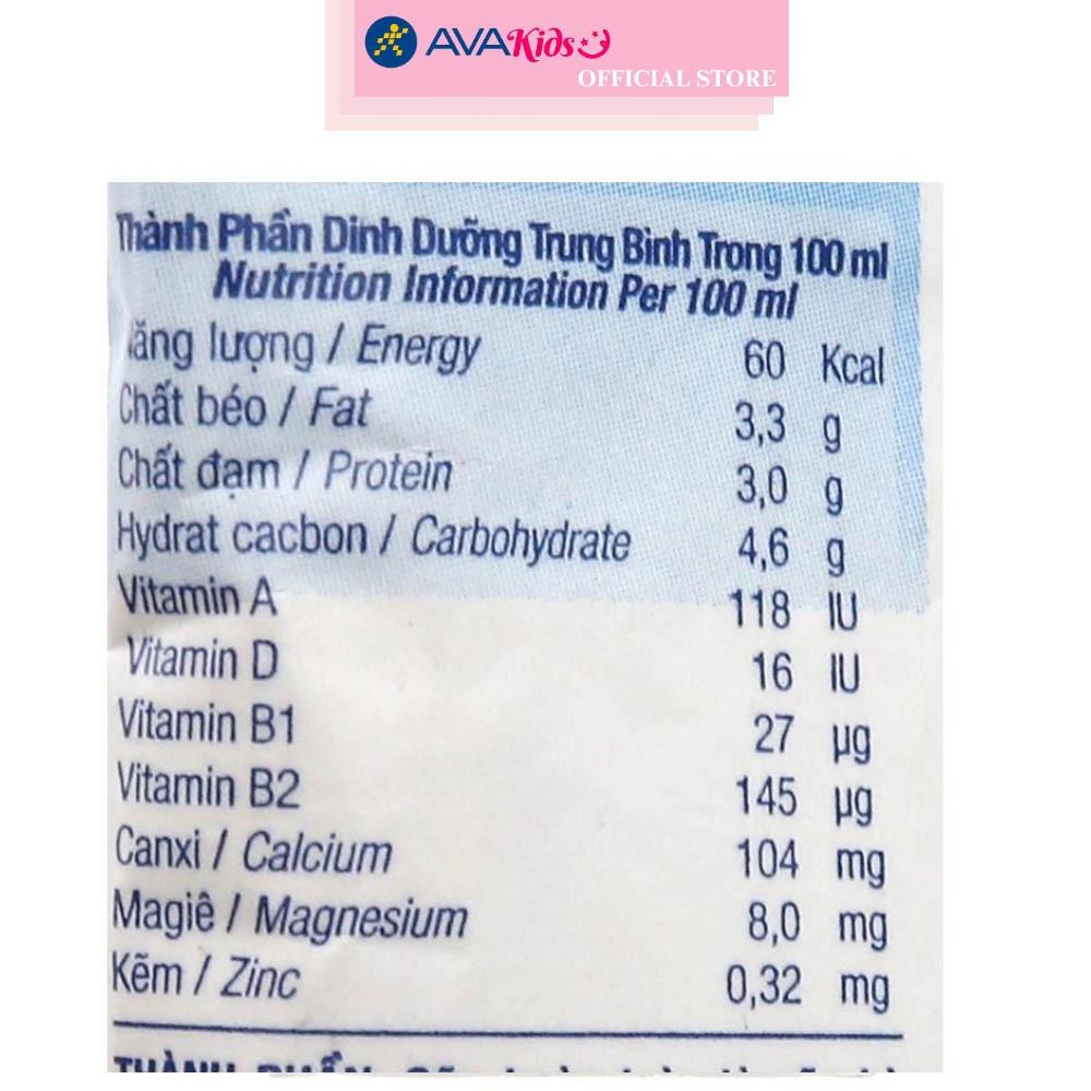 Thùng 48 bịch sữa tươi tiệt trùng TH true MILK không đường 220 ml (từ 1 tuổi)