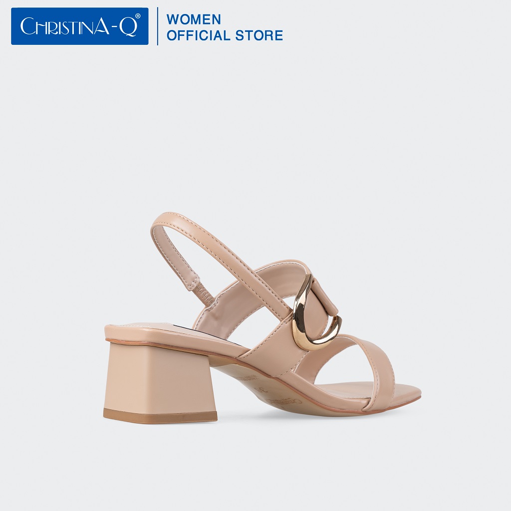 Giày Sandals Nữ Gót Trụ ChristinA-Q XDN297