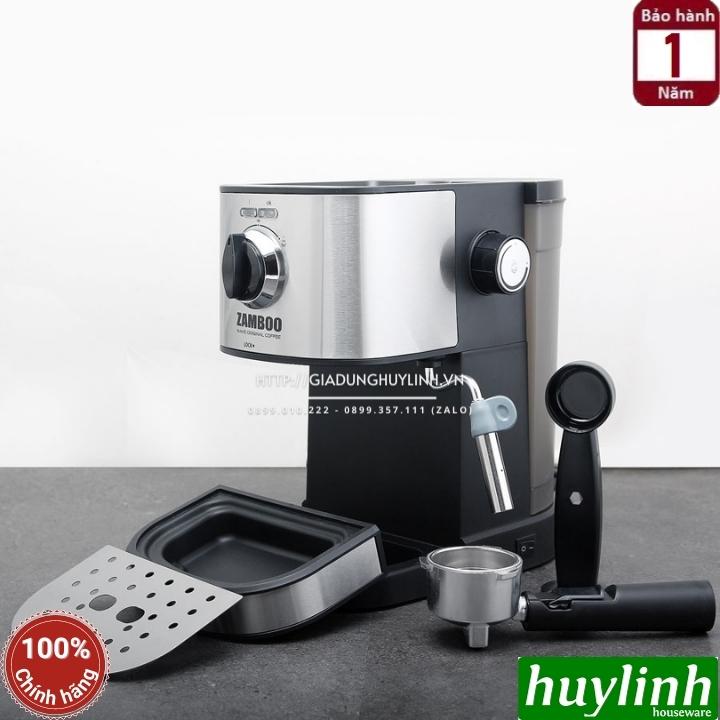 Máy pha cà phê espresso Zamboo ZB-86CF - max 15 bar - 850W - Hàng chính hãng