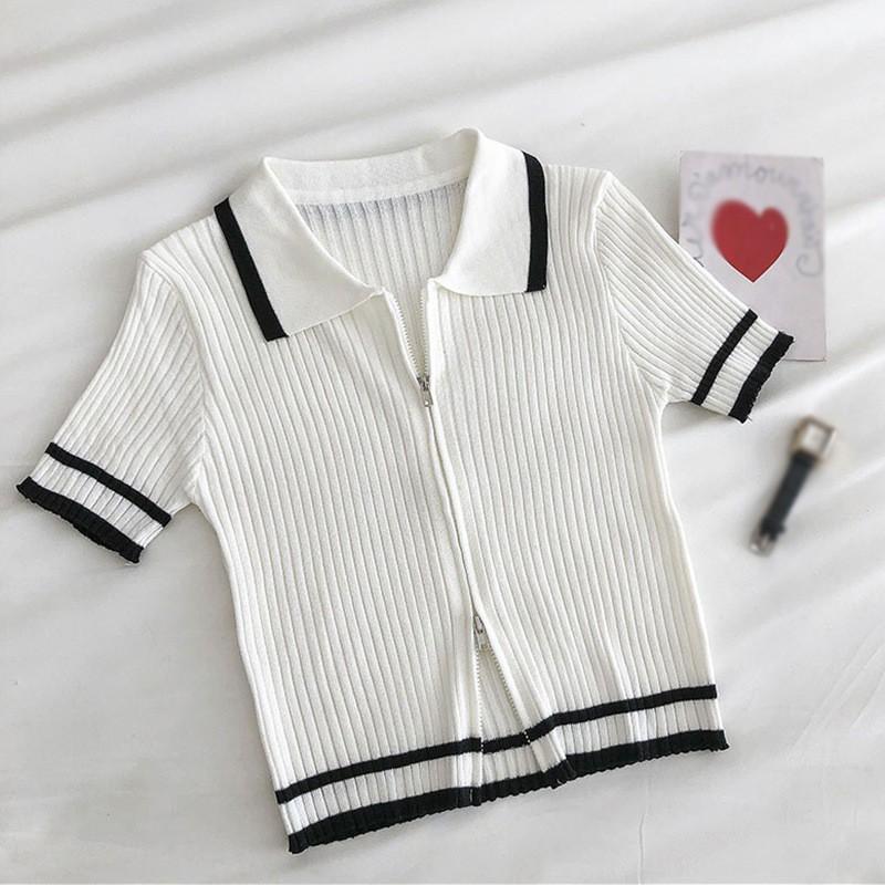 Áo Khoác Cardigan Dệt Kim Phong Cách Hàn Quốc Xinh Xắn Cho Nữ