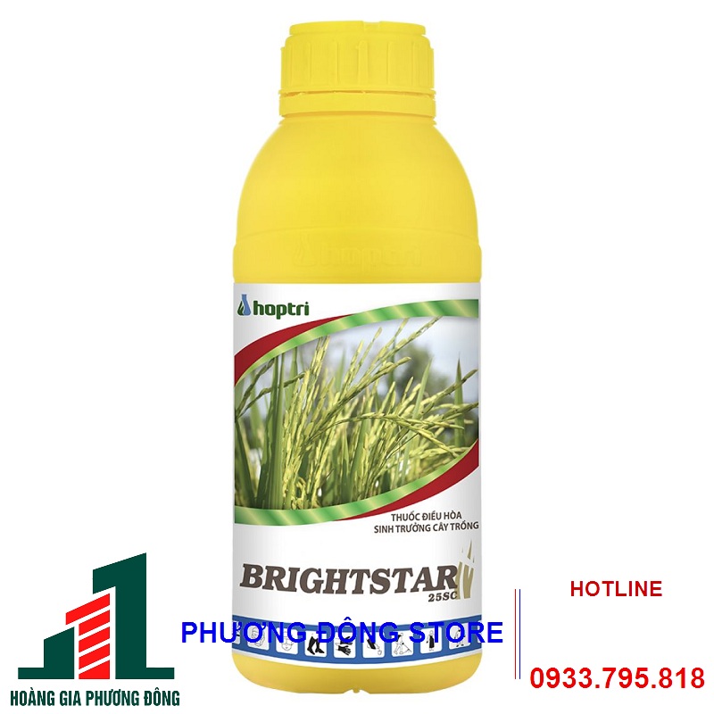 Thuốc diều hòa sinh trưởng cây trồng Brightstar 25SC - chai 250ml, chai 500ml, chai 1 lít