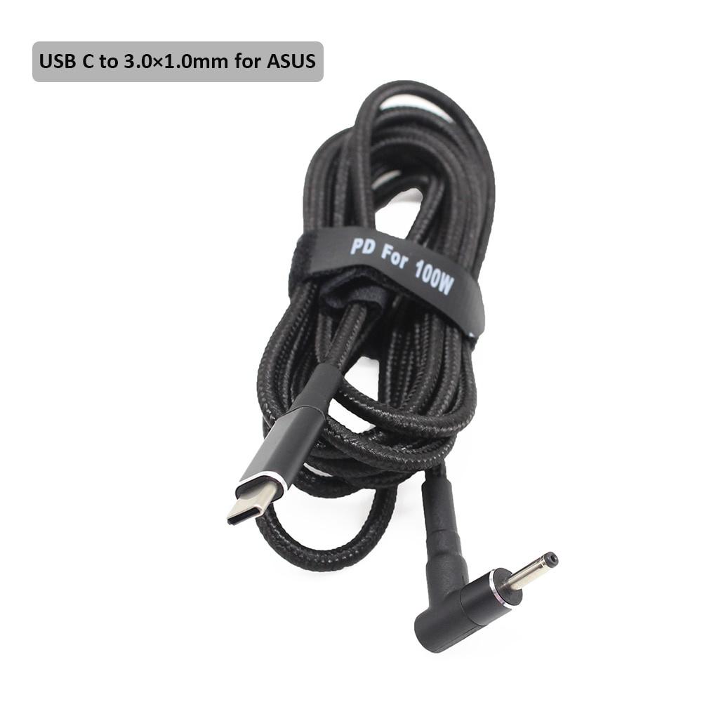 Dây Cáp Sạc 100w Dc Pd Chuyển Đổi Usb C Cho Laptop Asus