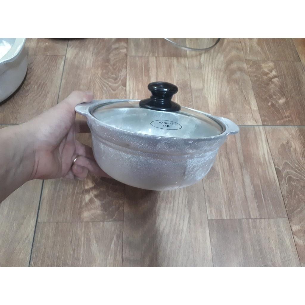 Nồi gang đúc kho thịt cá, nấu cháo lẩu 19-27cm