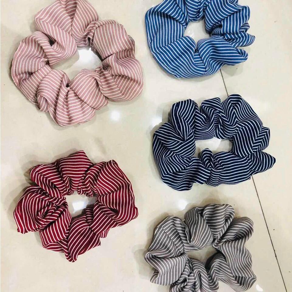 Buộc tóc scrunchies voan trẻ trung hiện đại cho bạn gái dễ thương - MiuSua