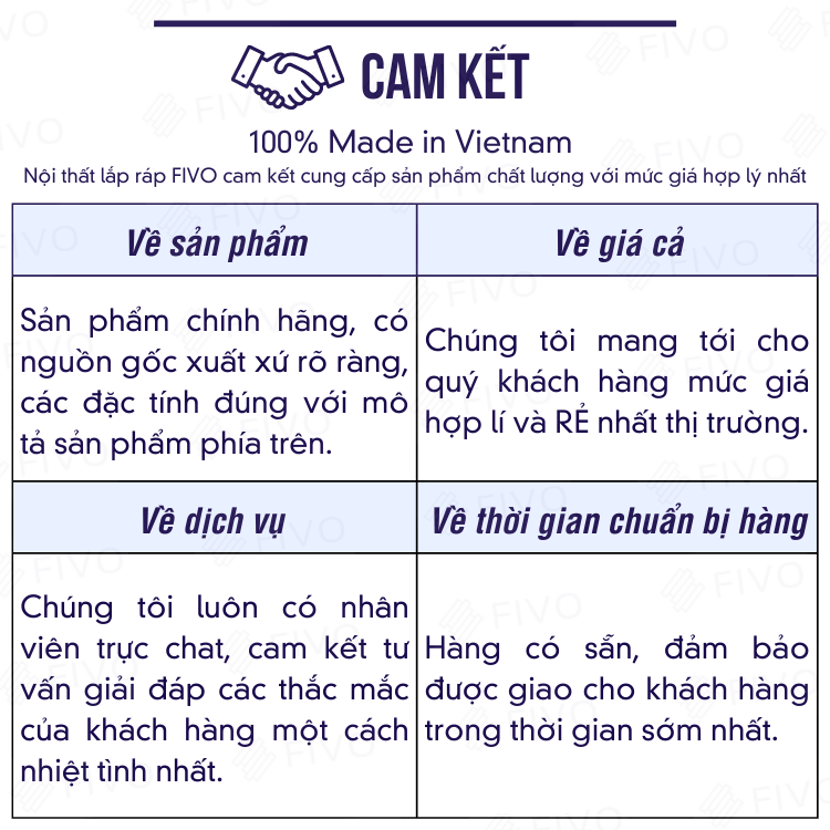 Bàn Làm Việc Gỗ MDF Lõi Xanh Chống Ẩm 17mm FIVO FD01 Cao 75cm, Lắp Ráp Dễ Dàng, Tiện Dụng - Hàng Chính Hãng