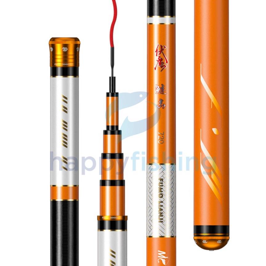 Hot - Cần Câu Carbon Siêu Nhẹ Siêu Cứng MC Phục Ma Liên Kích 6H- Bản Mới 2021 Chuyên Săn Hàng - sale