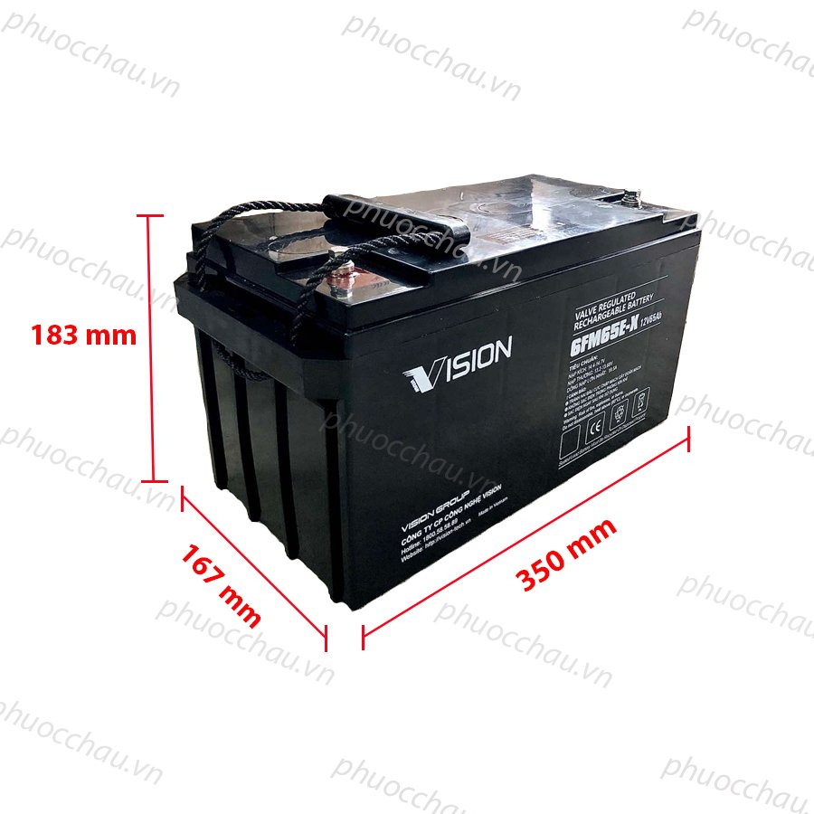 Ắc quy bộ lưu điện, ắc quy Vision 6FM65E-X , ắc quy viễn thông