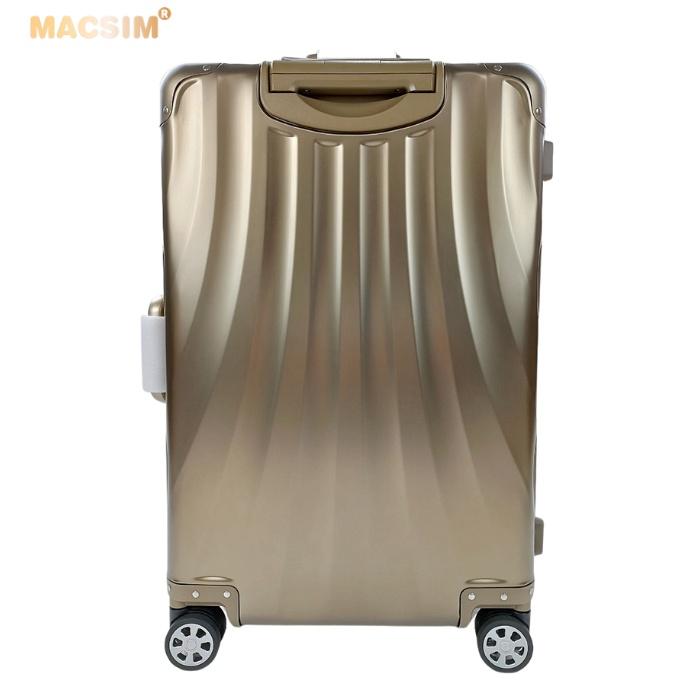 Vali hợp kim nhôm nguyên khối MS1307 Macsim cao cấp màu đen,màu bạc,màu Ti-gold cỡ 24inches