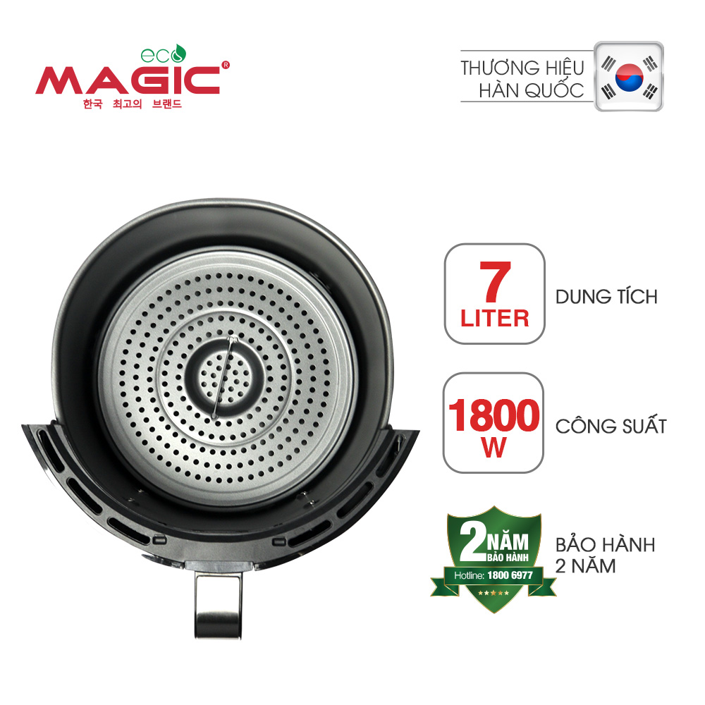 Nồi chiên nướng không dầu Magic Eco AC120 7L  - Hàng chính hãng