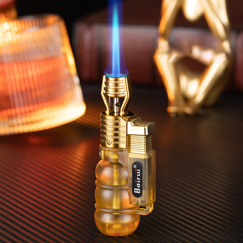 Bật lửa hột quẹt khè đứng BAIRUI BR656 hình hồ lô gas lộ thiên - xài gas
