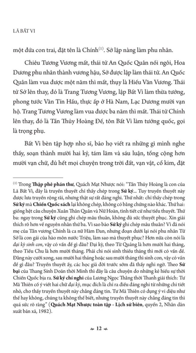 Lã Thị Xuân Thu (Bản Dịch Trọn Bộ) _KV