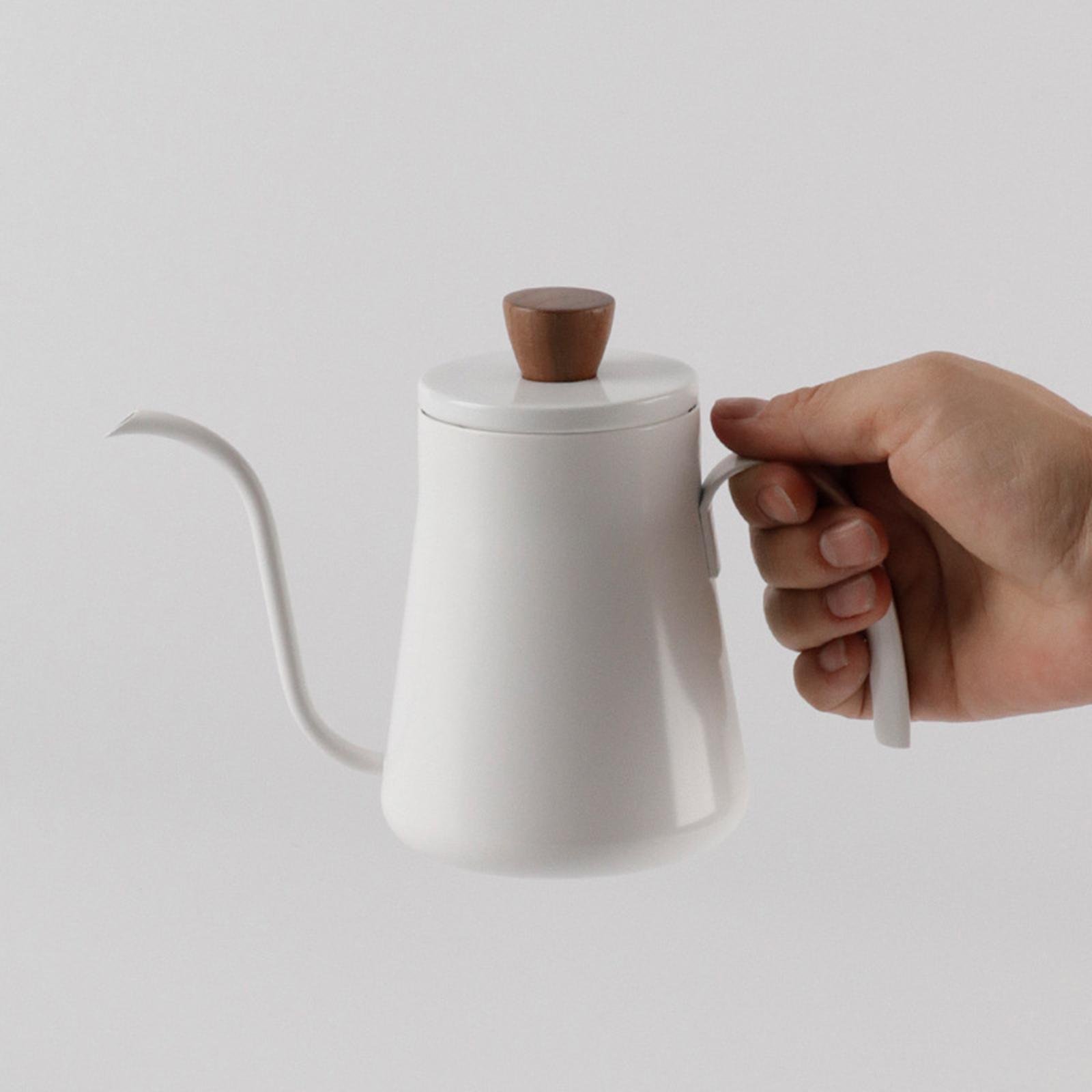 Gooseneck Coffee Kettle Coffee Teapot 400ml for Kitchen, Home, Cafe,
