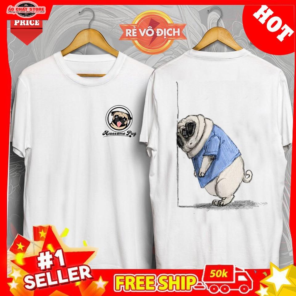 3 MẪU ÁO THUN CÚN MẶT XỆ SIÊU ĐỘC | PUG DOG CUTE TSHIRT