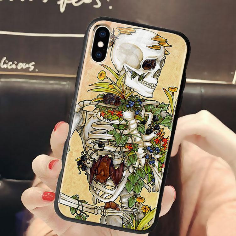 Ốp Lưng Bộ Xương Cute dành cho Iphone 6/6Plus/6S/6S Plus/7/7Plus/8/8Plus/X/Xs/Xs Max/11/11 Promax/12/12 Promax Lpc20120025