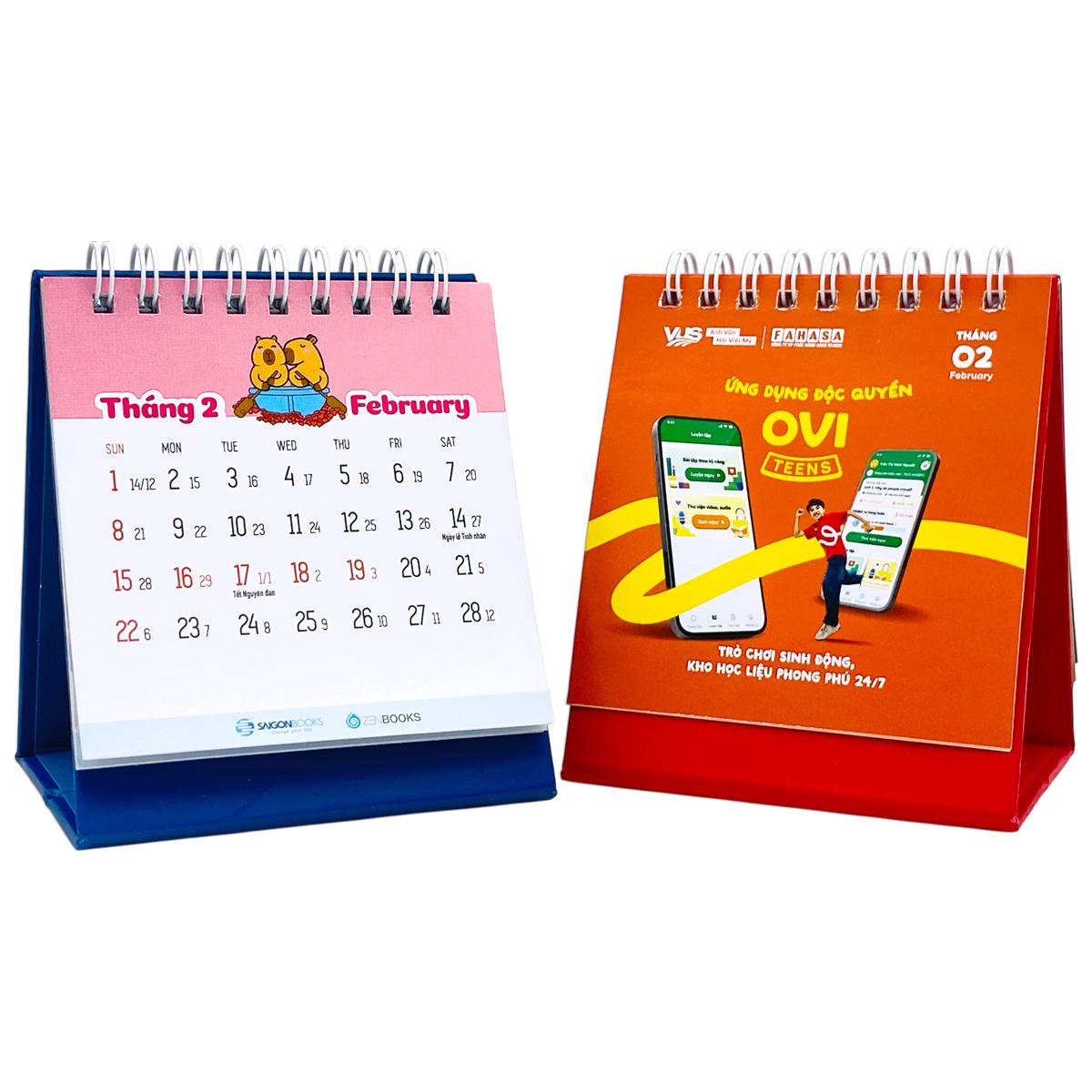 Quà Tặng Noel Lịch Bàn (Bill 700k<2 Triệu)