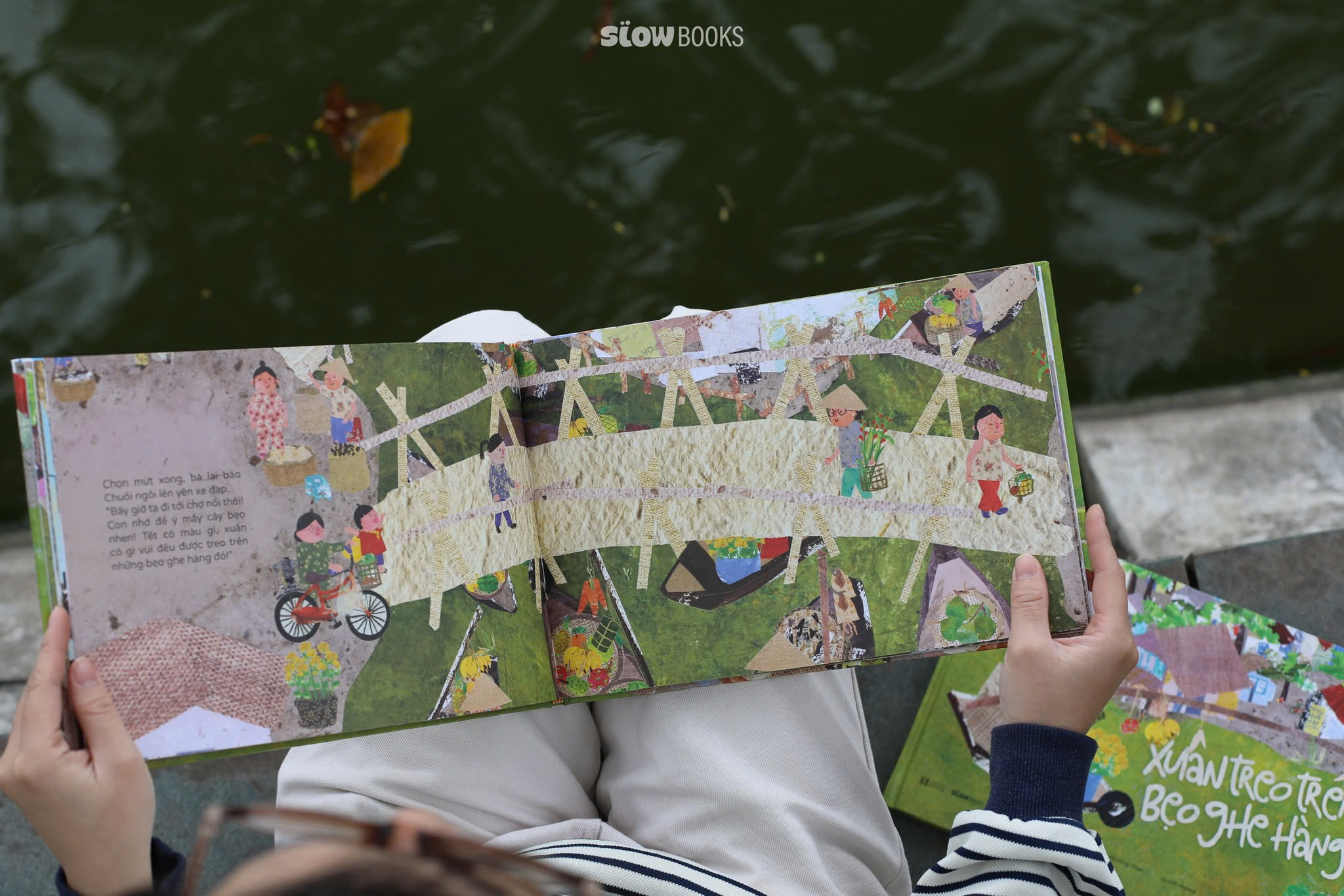 XUÂN TREO TRÊN BẸO GHE HÀNG - Quỳnh Hương (Hũ) -  Hoàng Anh   - Slow Book