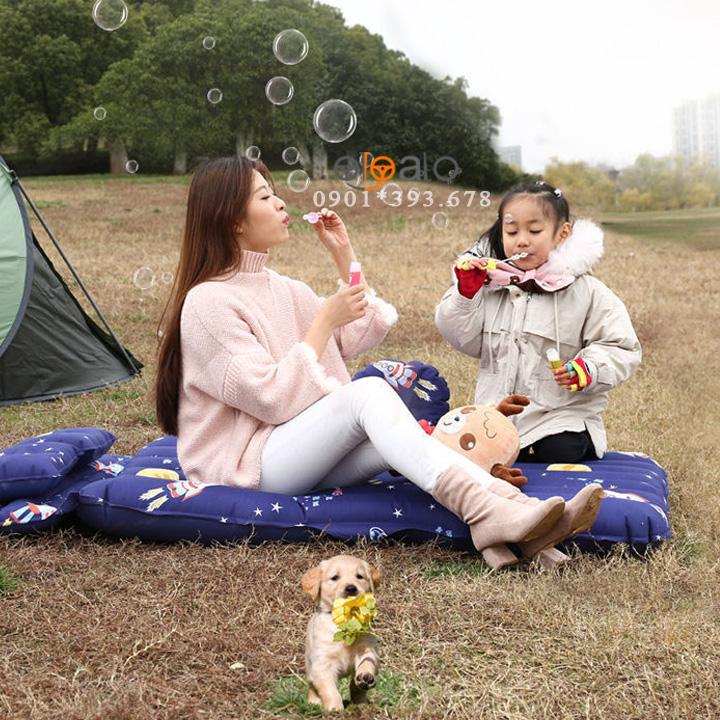 Đệm hơi ô tô Nissan Pathfinder vải dù Oxford CAO CẤP