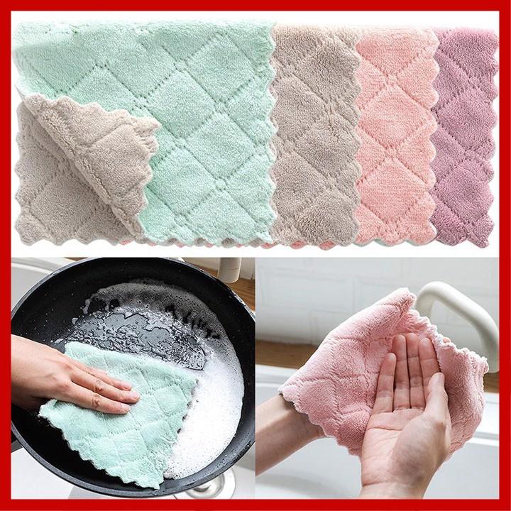 Set 10 khăn lau bếp đa năng I Siêu thấm nước I Kháng khuẩn