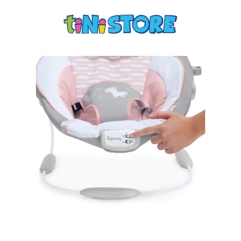 tiNiStore-Nôi rung bập bênh có nhạc Unicorn Ingenuity 12201