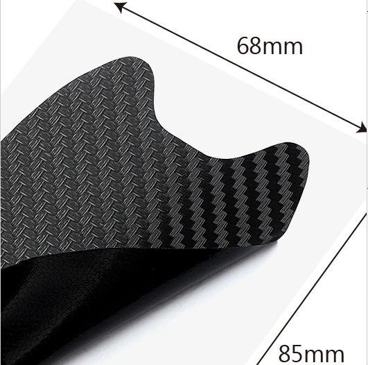4 Miếng dán bảo vệ tay nắm cửa xe hơi bằng sợi carbon chất lượng cao