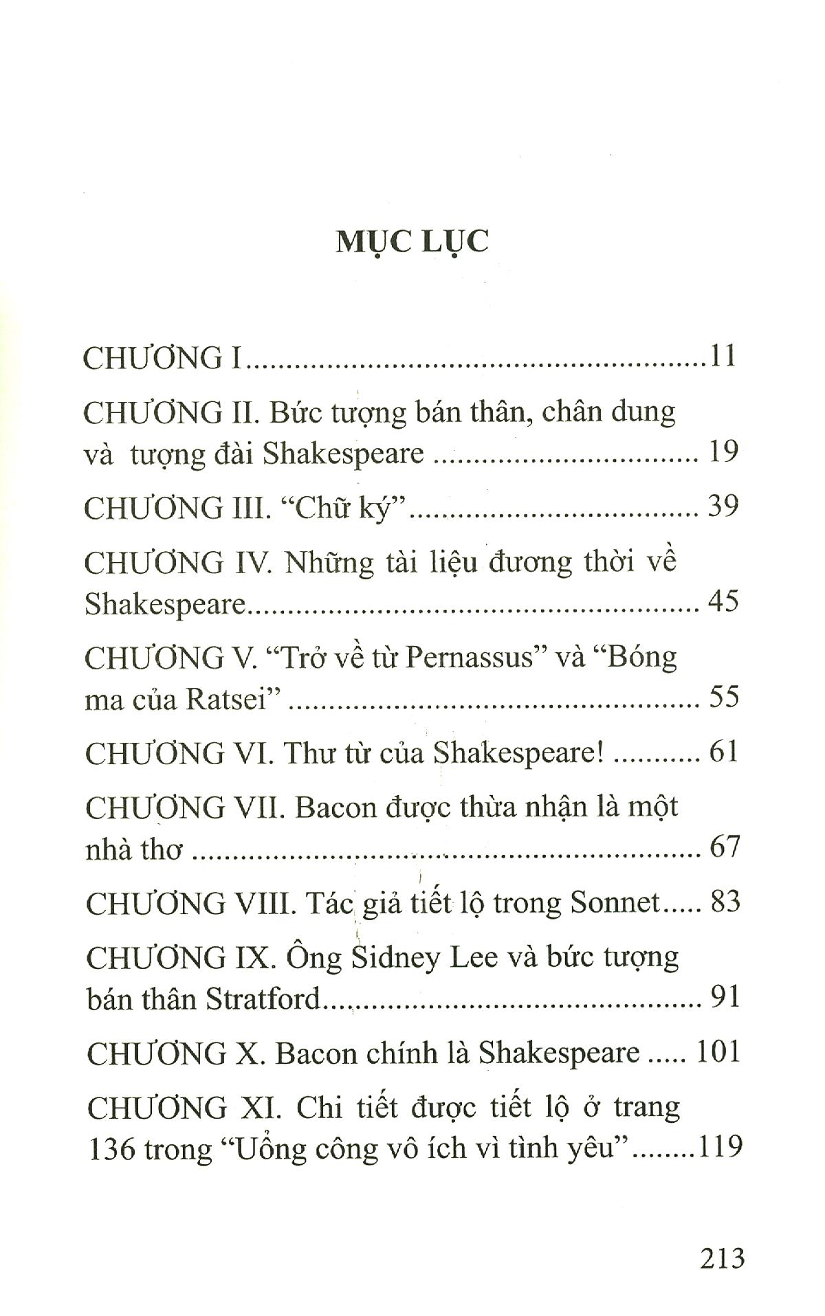 Bacon Chính Là Shakespeare