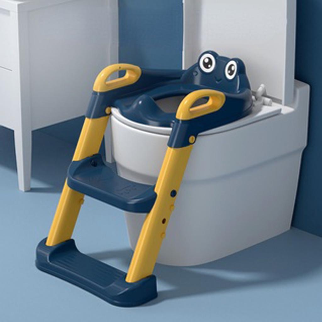 Bệ bồn cầu có thang đi vệ sinh cho bé mầm non- Dễ sử dụng - tiện dung- giúp bé dễ dàng vệ sinh-Plastic toilet seat