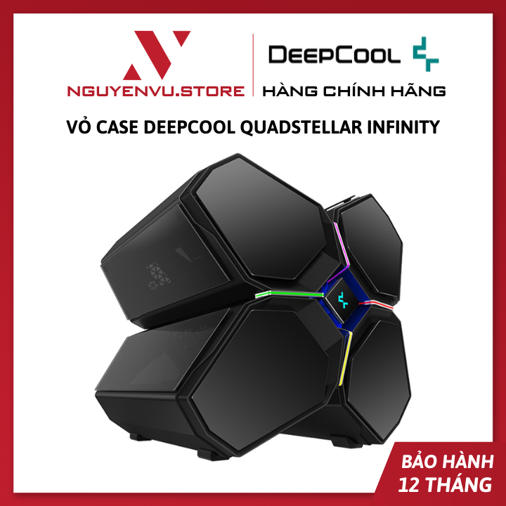 Vỏ Case DeepCool Quadstellar Infinity - Hàng Chính Hãng