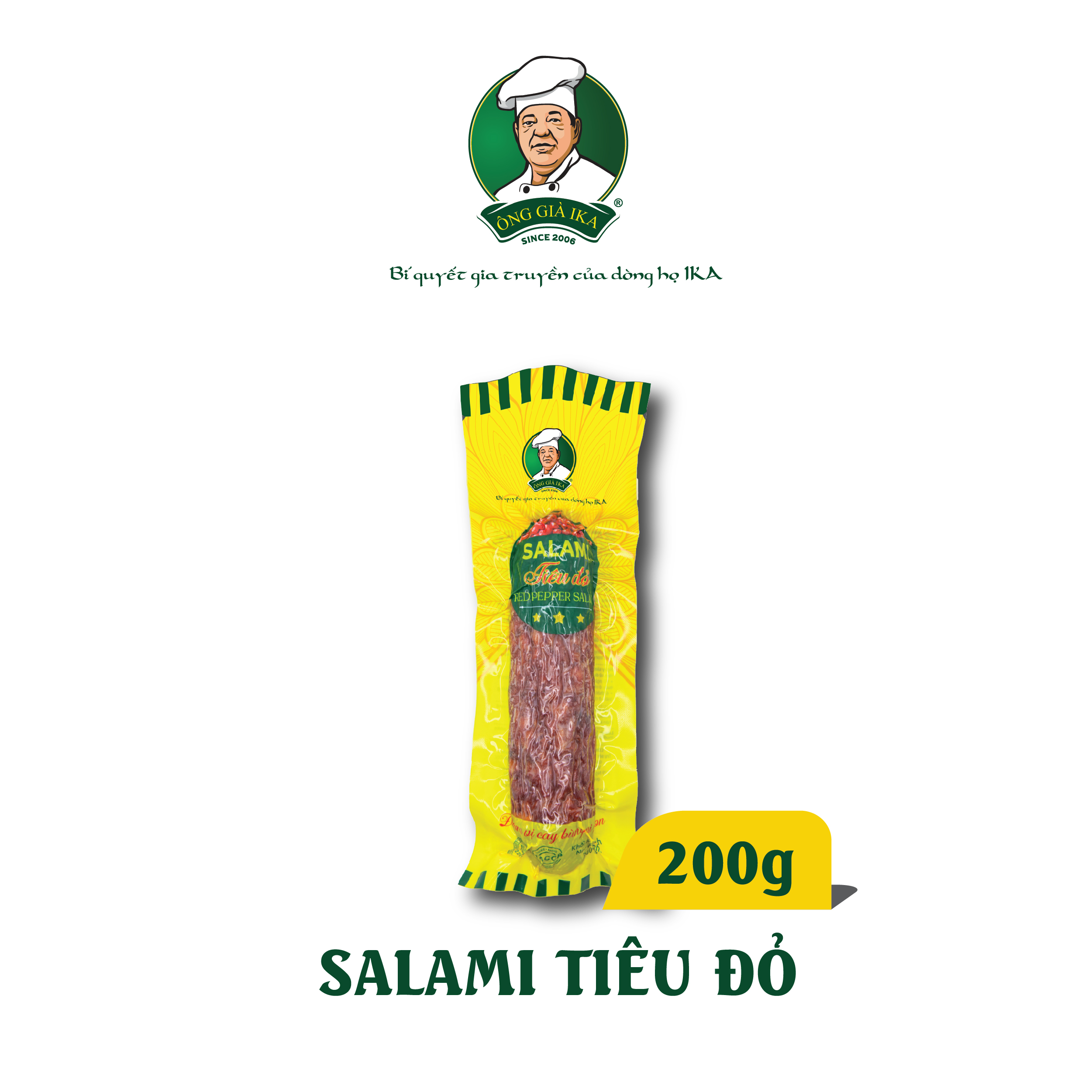 [Chỉ Giao Hà Nội] Salami Tiêu đỏ 200g