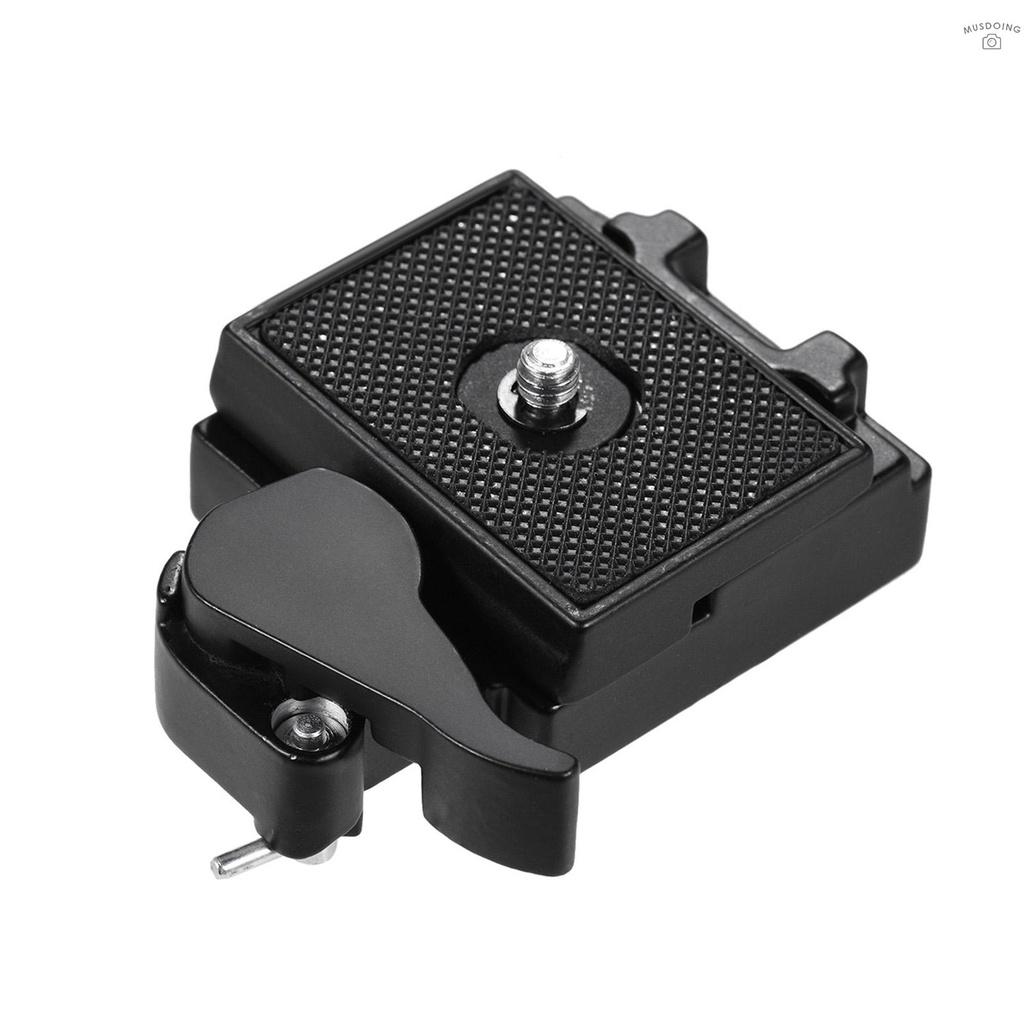 Đĩa Qr Andoer Bằng Hợp Kim Nhôm Với Ốc Vít 1 / 4 Inch 1 / 4 Inch-3 / 8 Inch Màu Đen Cho Chân Máy Ảnh Dslr
