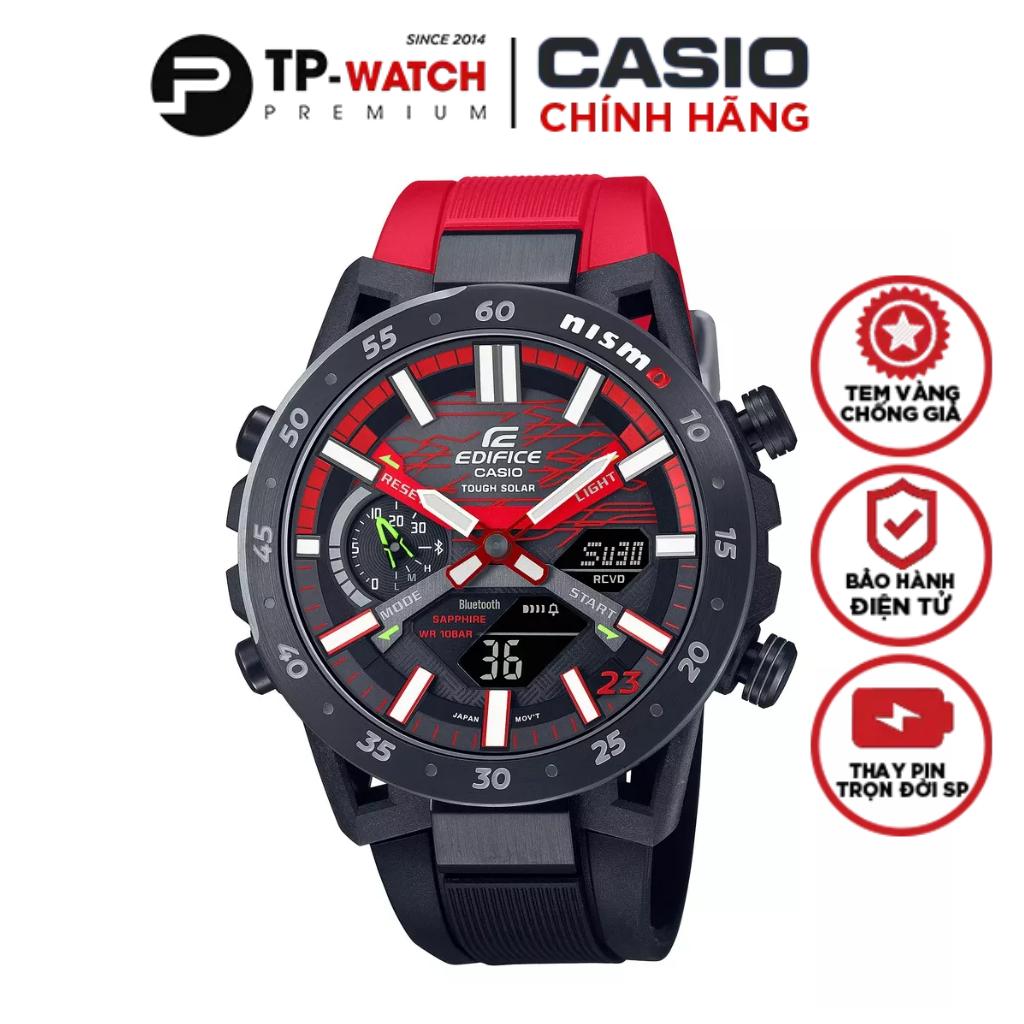 Đồng Hồ Nam Dây Nhựa Casio Edifice ECB-2000NIS-1ADR NISMO | Kính Sapphire | Bluetooth | Năng lượng mặt trời | ECB-2000NIS-1A Limited Edition