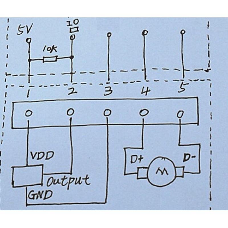 Động cơ giảm tốc kèm encoder 12V 64RPM - làm xe cân bằng