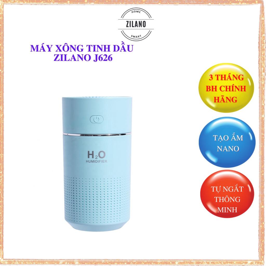 Máy xông tinh dầu phòng ngủ phun sương tạo ẩm có đèn Led thay đèn ngủ Zilano GX-J626